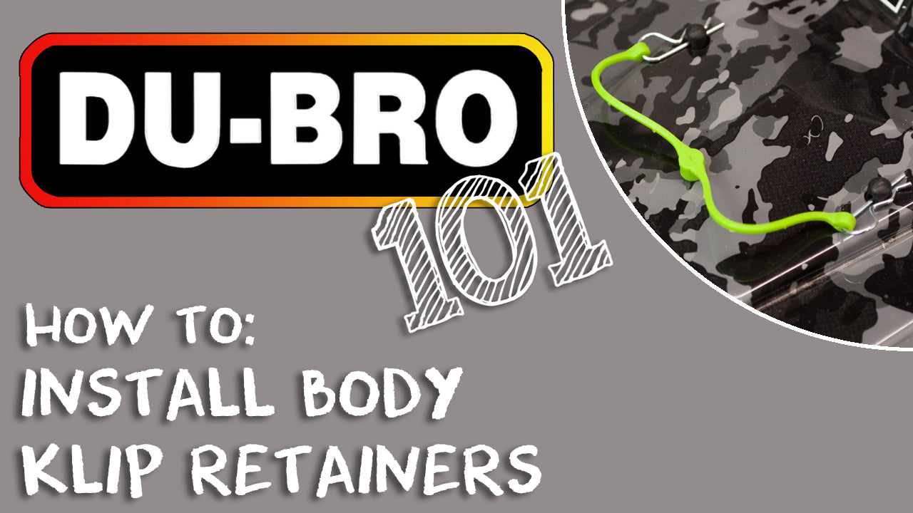Du-Bro 101 – How To Install Body Klip Retainers