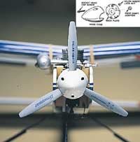 2-3/4 Spinner 2 Blade in Blue from Dubro DB294 2-3/4 Spinner 2 Blade in Blue from Dubro DB294