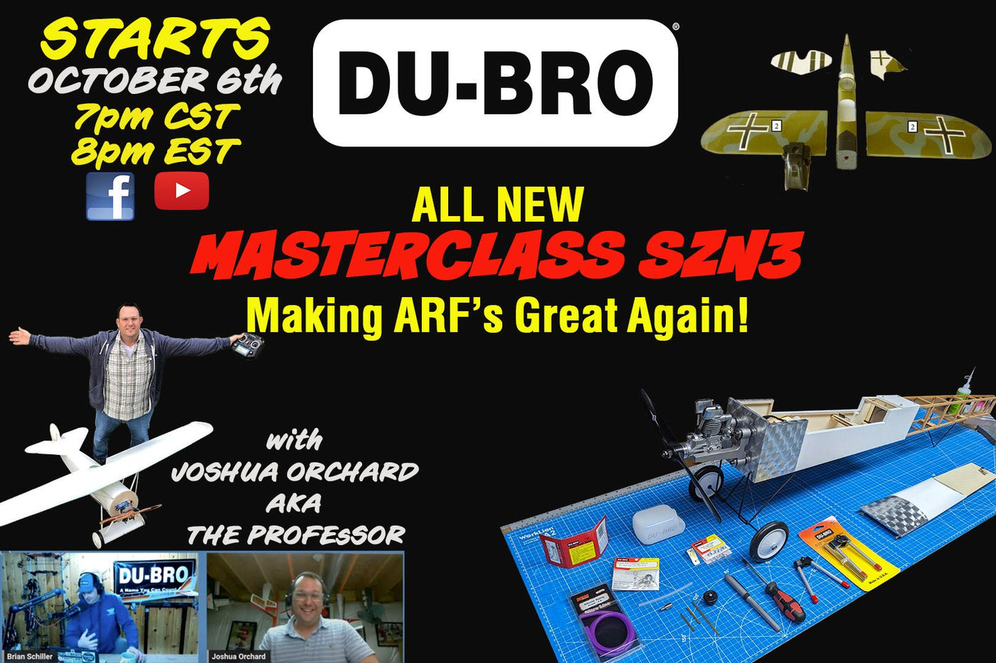 MasterClass Season 3: Elevate ARF Models to “Flying Works of Art” - DU-BRO RC
