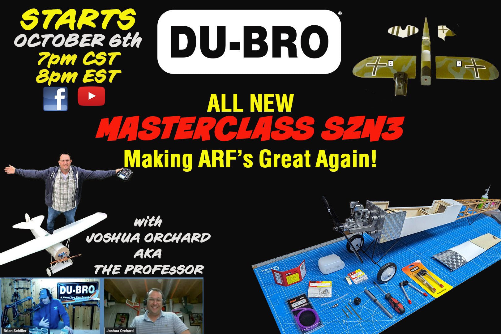 MasterClass Season 3: Elevate ARF Models to “Flying Works of Art” - DU-BRO RC
