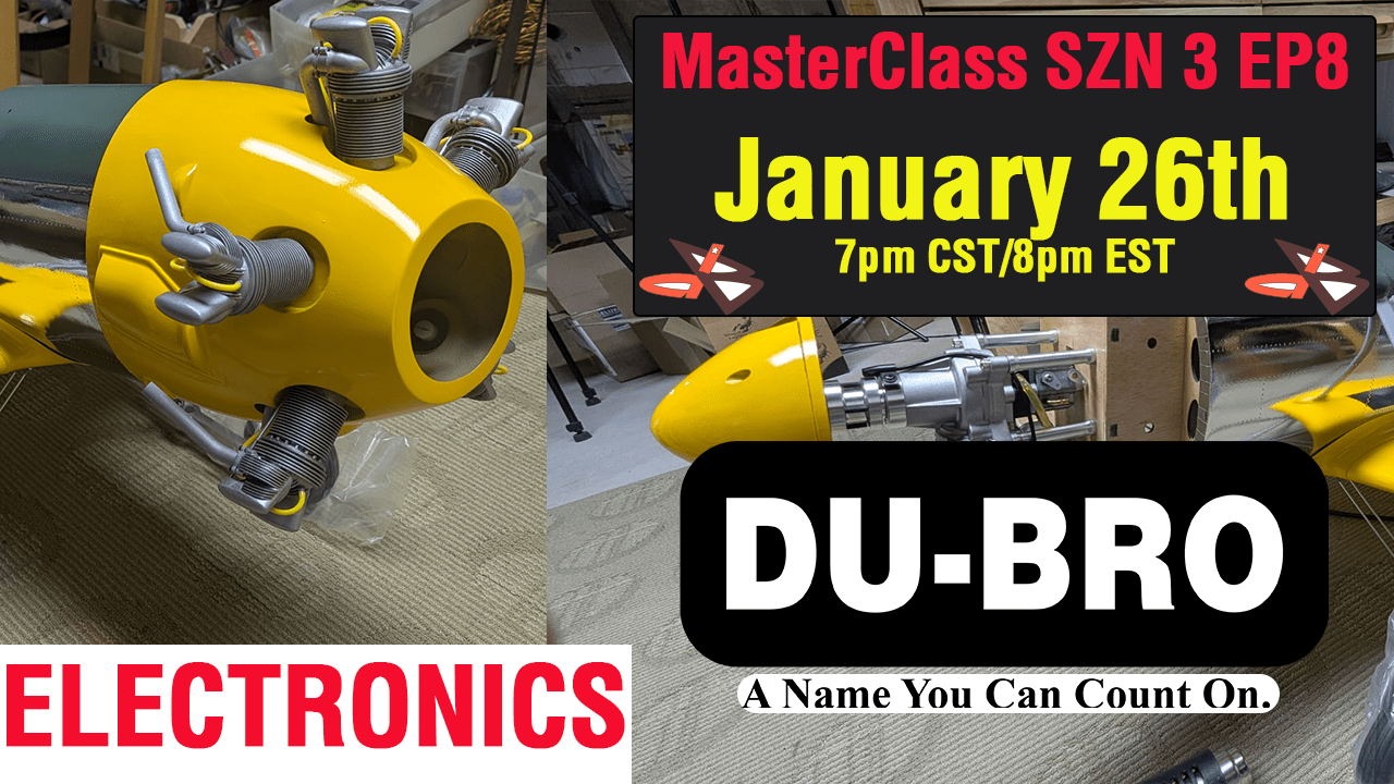 MasterClass SZN 3 EP 8- Setting Up Electronics - DU-BRO RC
