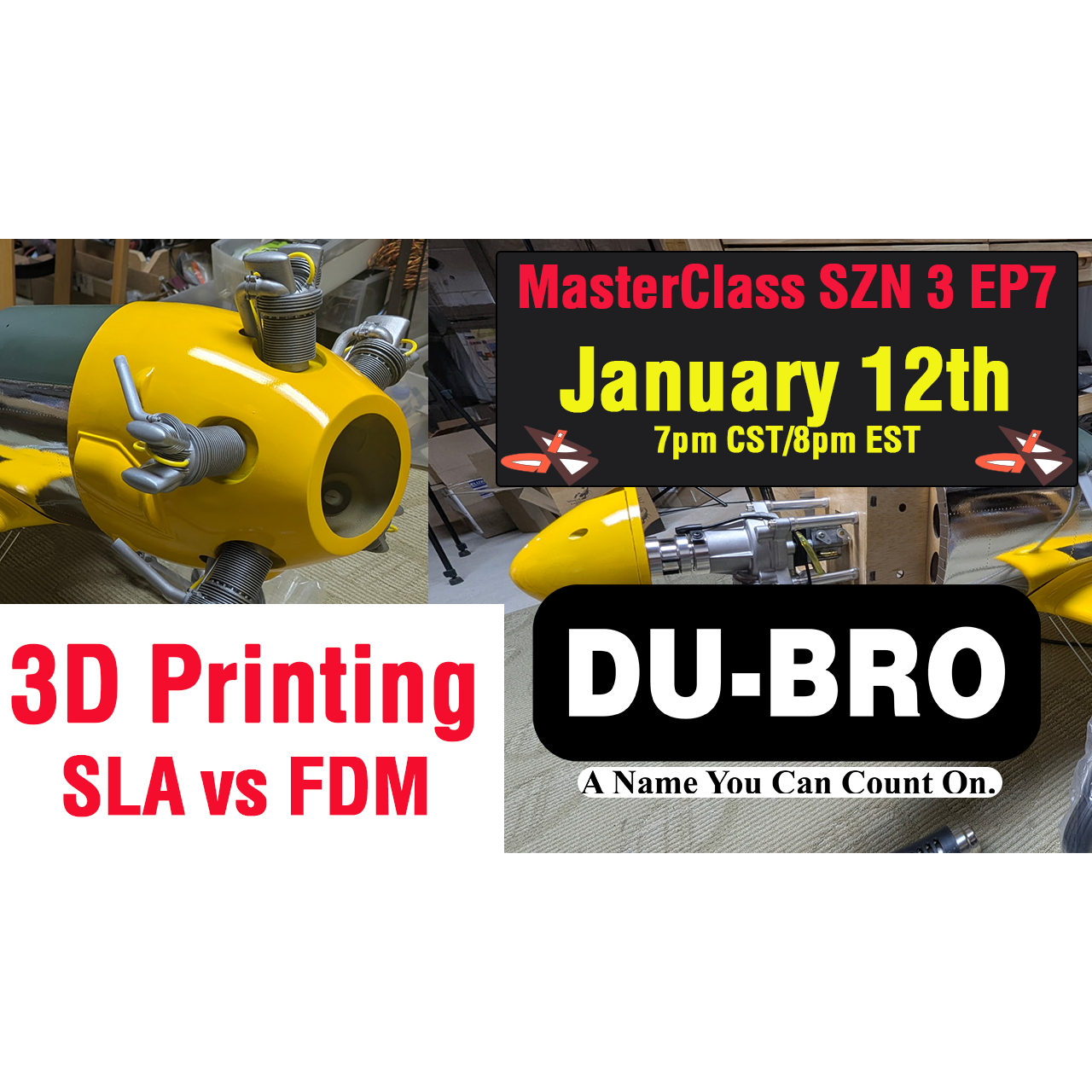 Masterlass SZN 3 EP7- FDM vs. SLA 3D Printing – Choosing the Right Tool for the Job