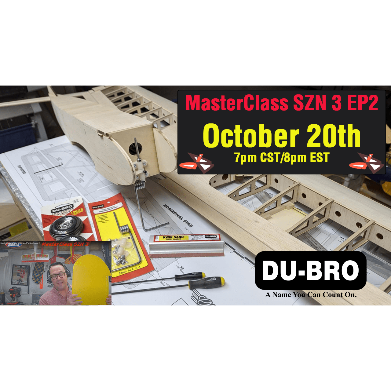 MasterClass SZN 3 EP 2- Let the building begin! - DU-BRO RC