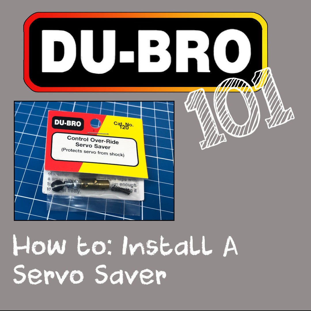 DU-BRO 101: How to Install a DU-BRO Servo Saver for Protecting RC Steering and Rudder Servos - DU-BRO RC