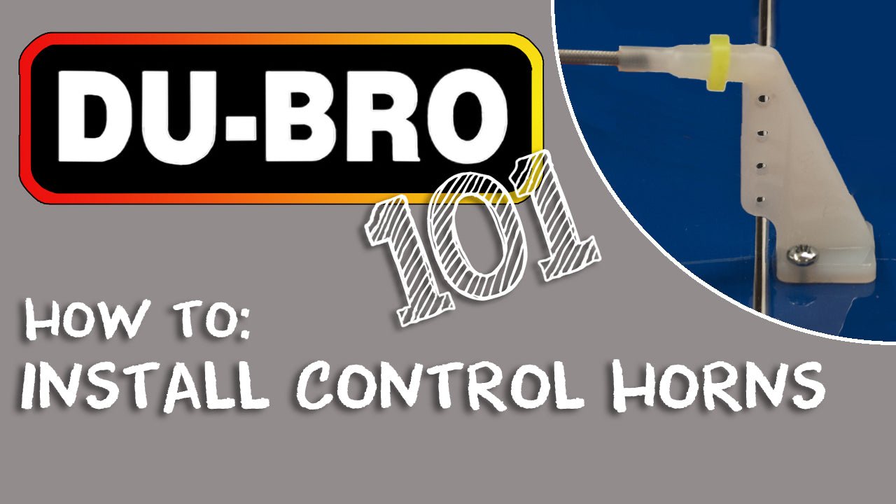 How to Install Control Horns Like a Pro: A Step-by-Step Guide for RC Airplane Builders - DU-BRO RC