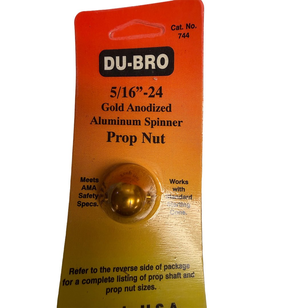 DU-BRO Aluminum Prop Nut – CNC Machined RC Spinner Prop Nut - DU-BRO RC - 744