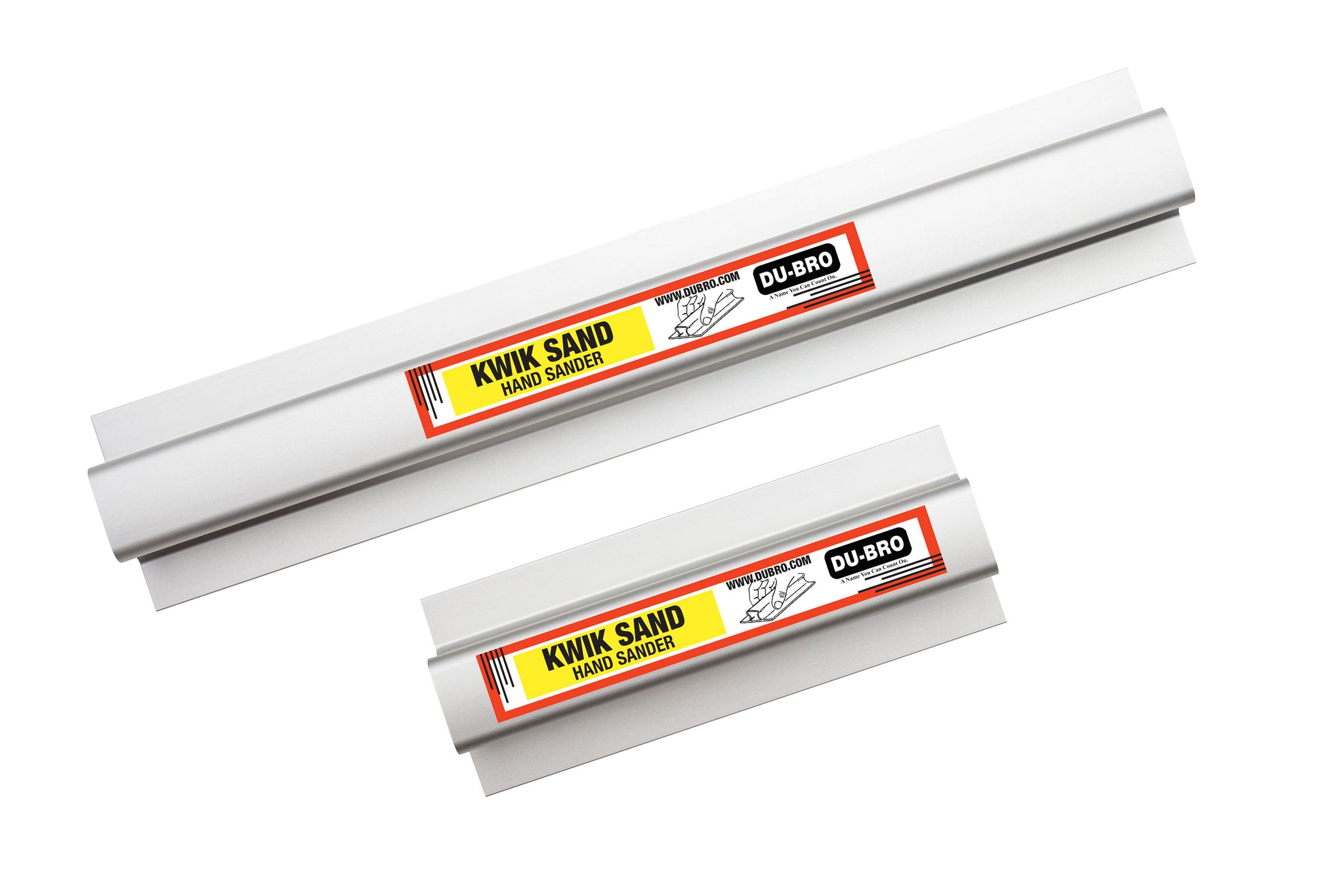 Dubro Kwik Sand Replacement Sheets - Self-Adhesive Sandpaper, Pack Of 6, 80 Grit, 11 Inches Long